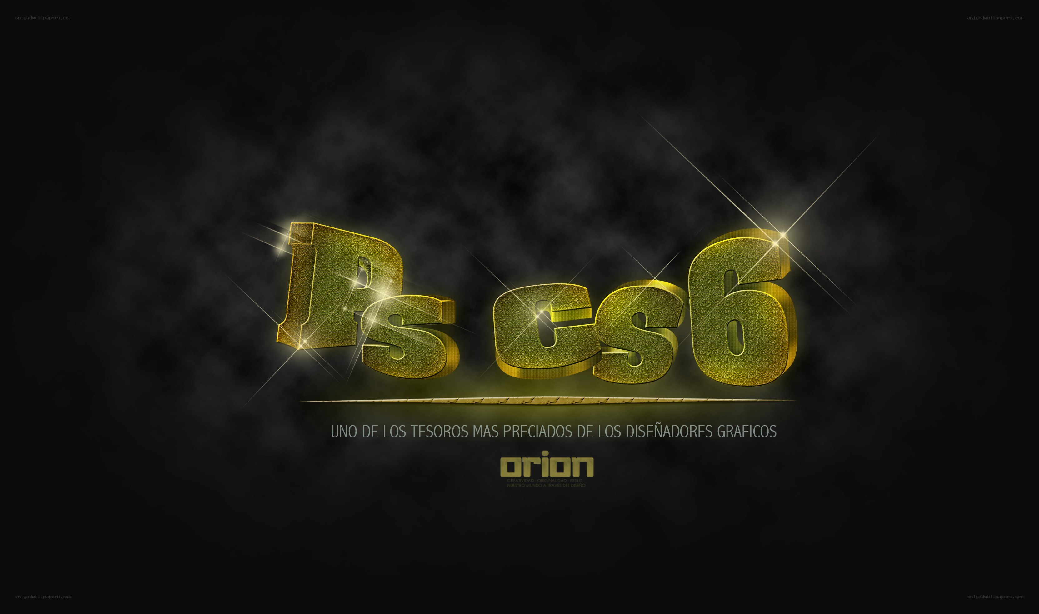 golden text design with smoke