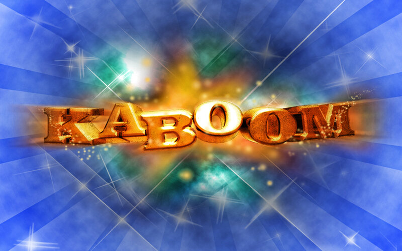 Golden Text Kaboom