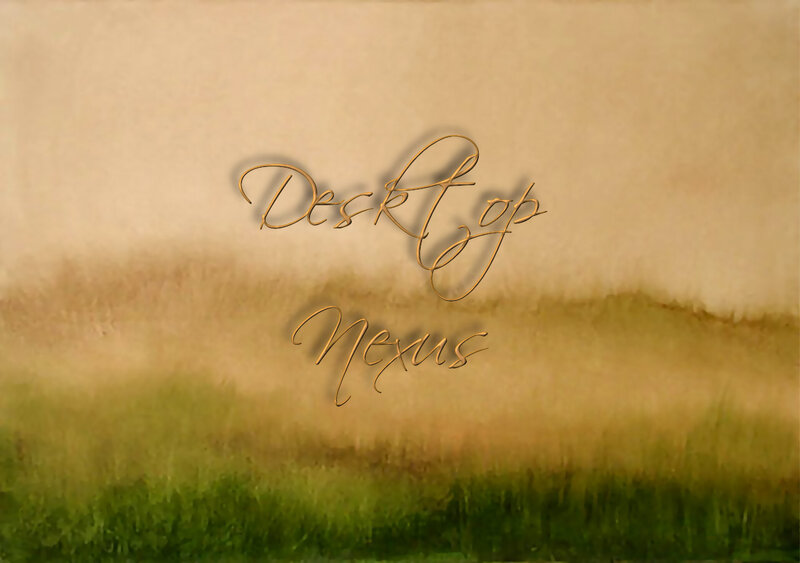 Golden Text on Grass