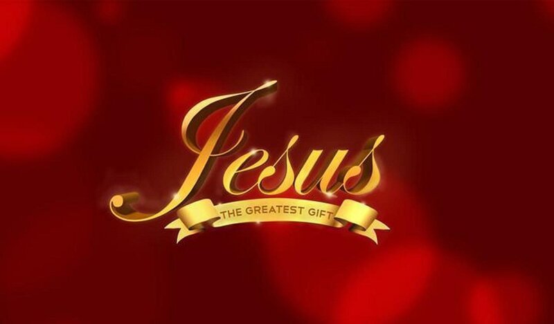 Golden Text on Red Background — Celebratory, Digital Art