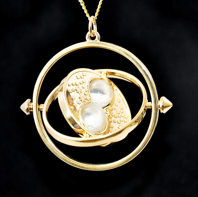Golden Time-turner Pendant — Gold