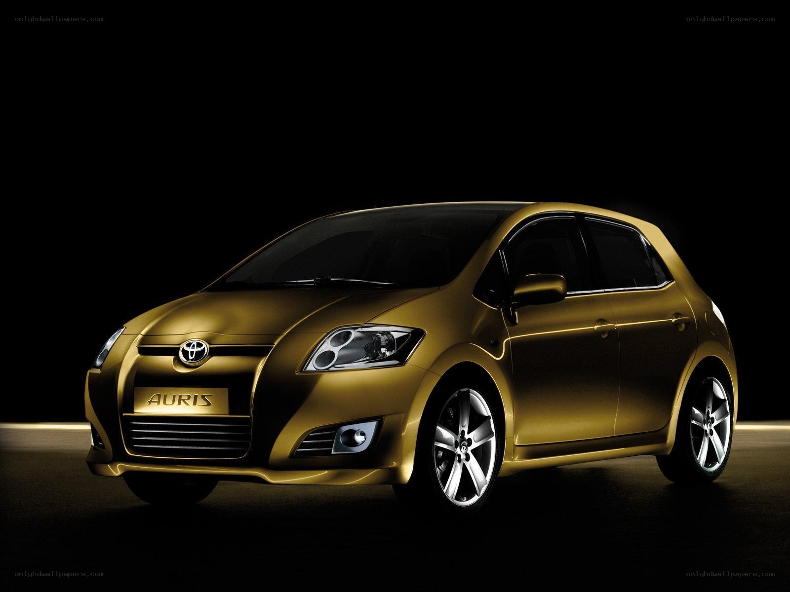 Golden Toyota Auris concept