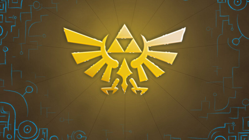 Golden Triforce Symbol — Gold, Mystical