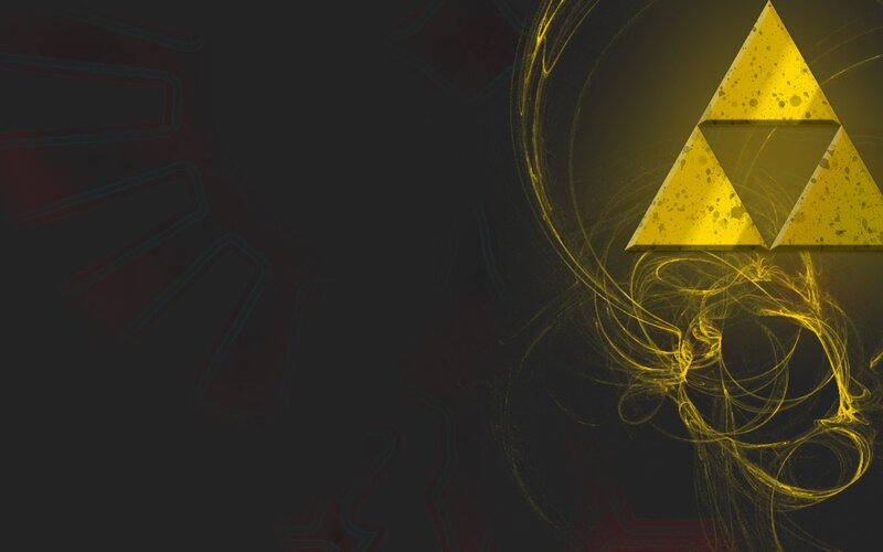 Golden Triforce Symbol — Yellow