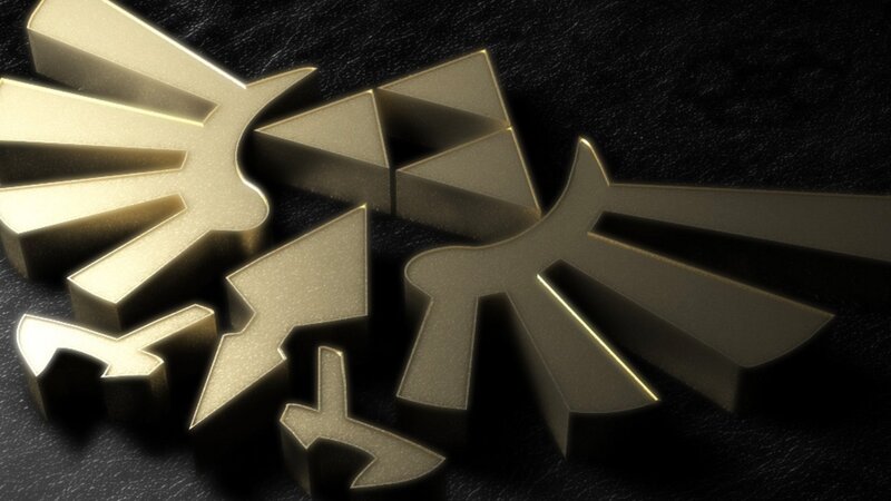golden triforce symbols