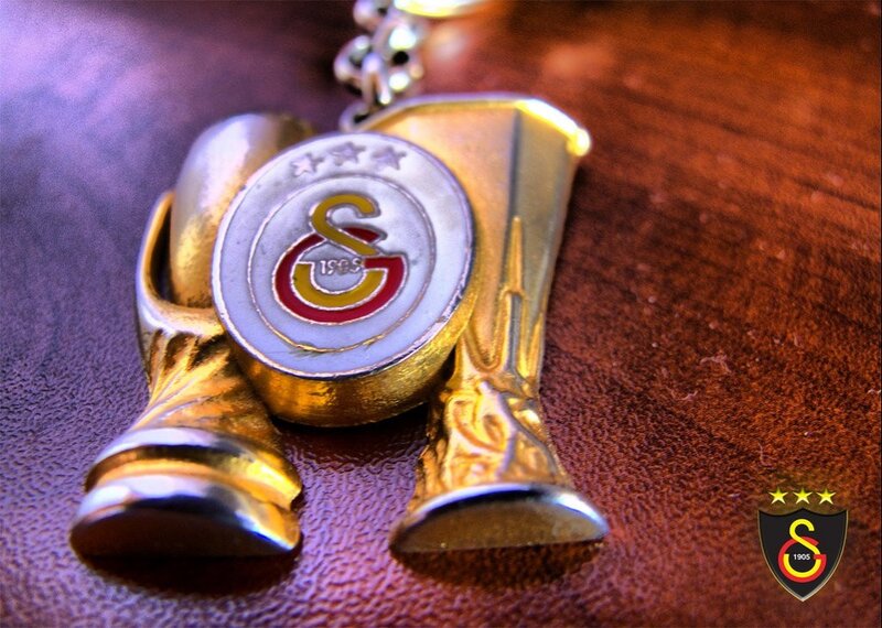 Golden Trophy Keychain