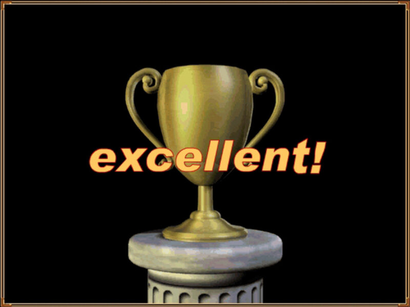 Golden Trophy on Pedestal — Gold