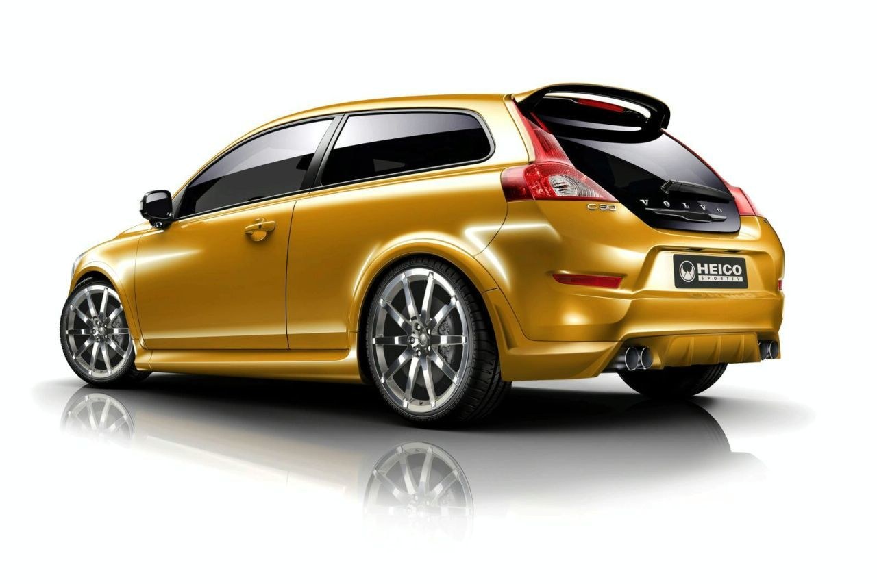 golden volvo c30 hatchback