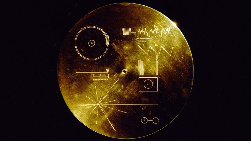 Golden Voyager Plaque