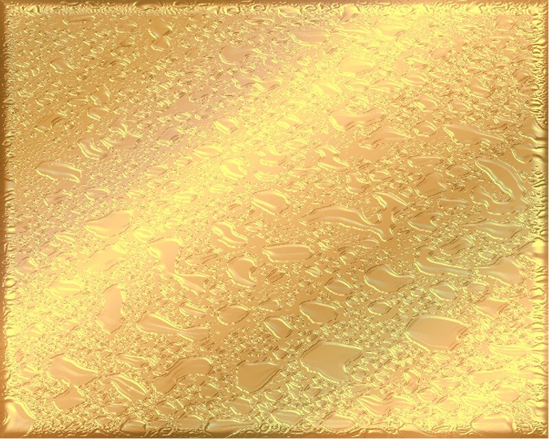 golden water droplet texture