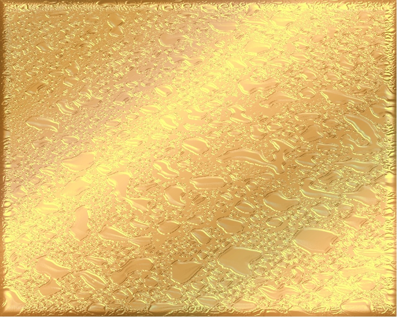 golden water droplet texture