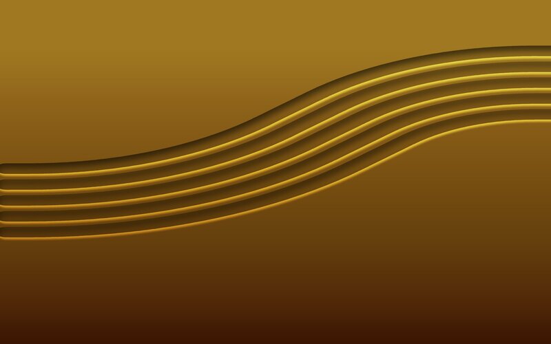 golden wave design