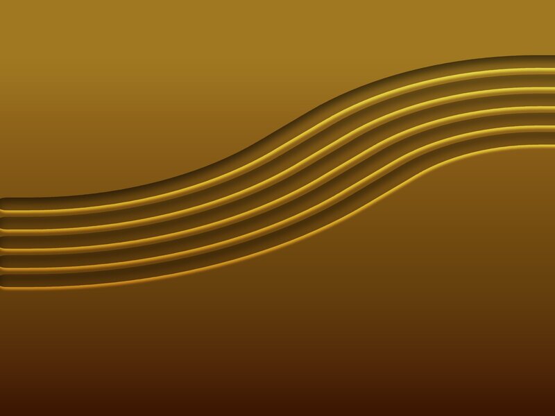 Golden Wavy Lines