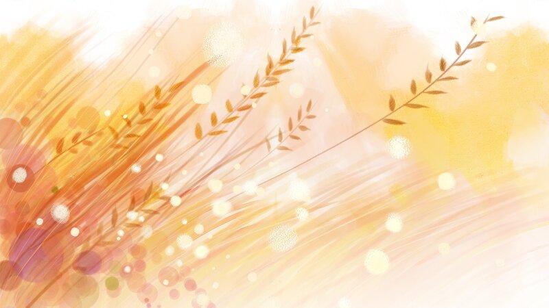 Golden Wheat Stalks — Yellow