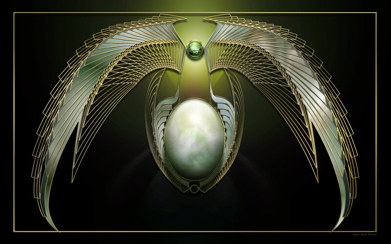 Golden Winged Artifact