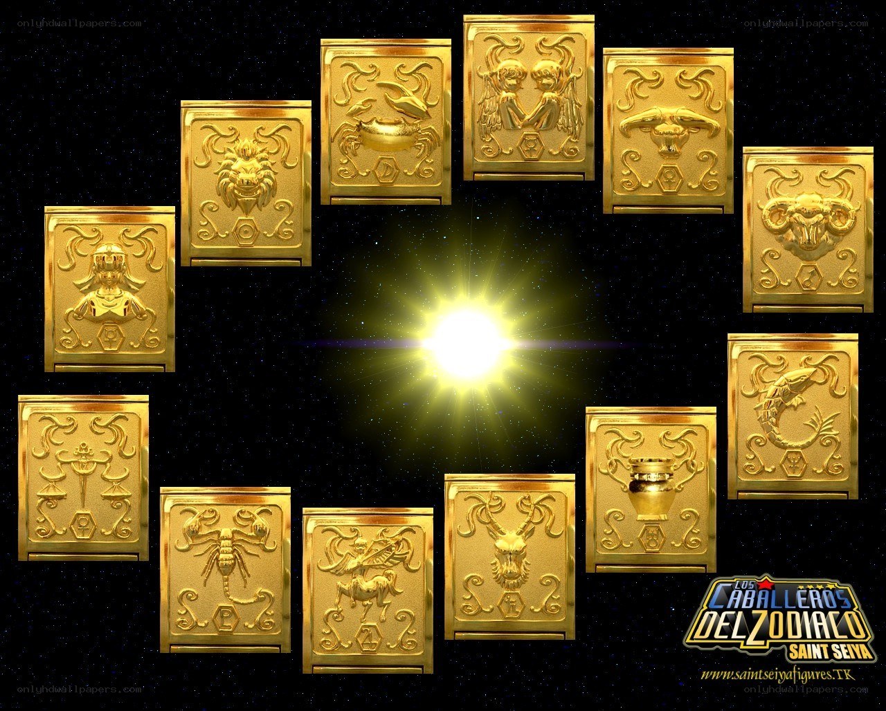 Golden zodiac saints