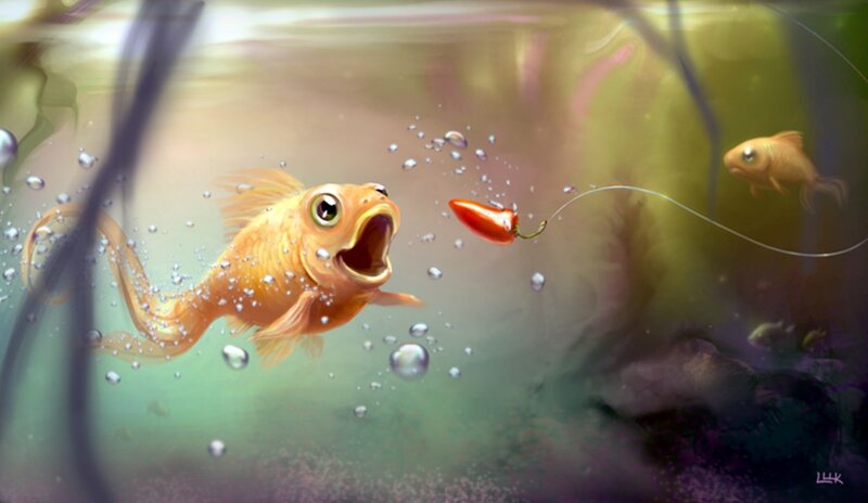 Goldfish Eating Chili