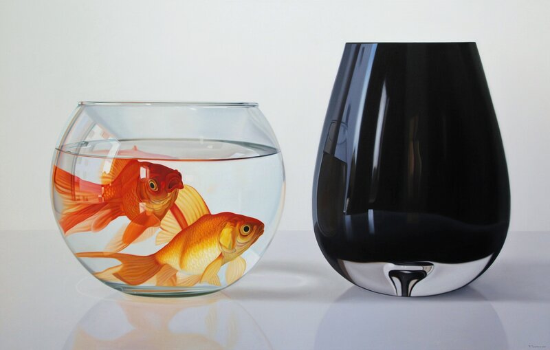 Goldfish in a bowl