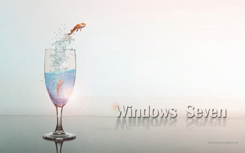 Goldfish in Wine Glass