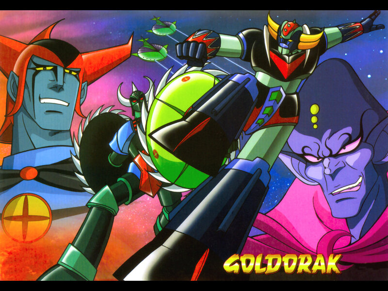 Goldorak in battle