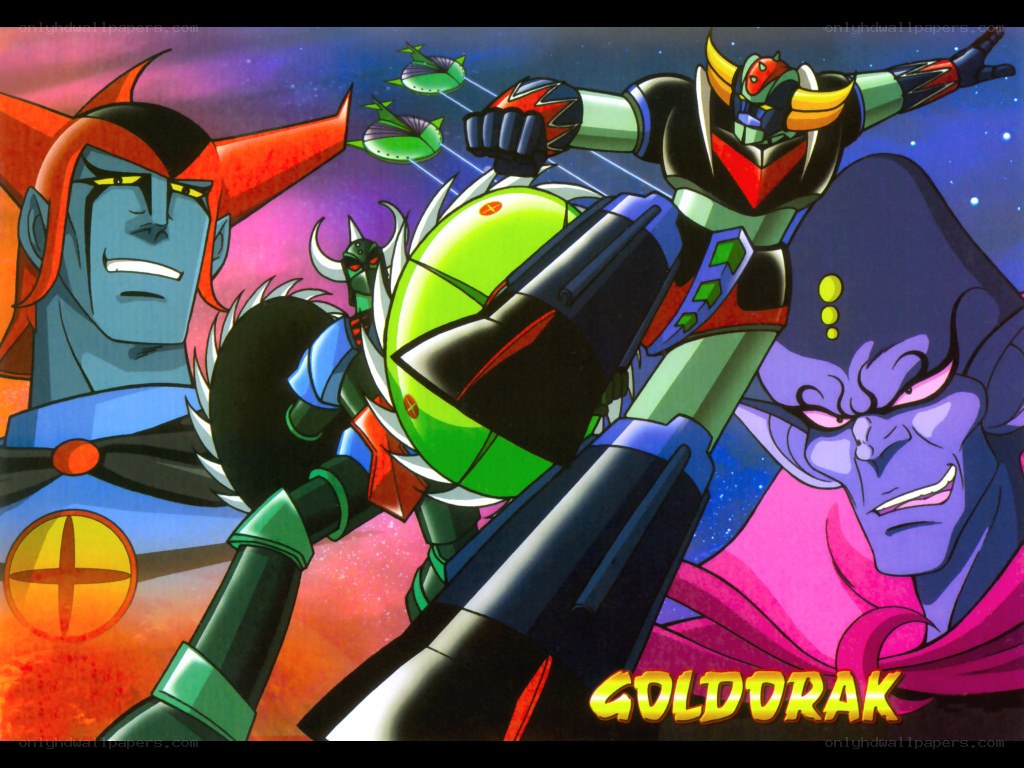 Goldorak in battle
