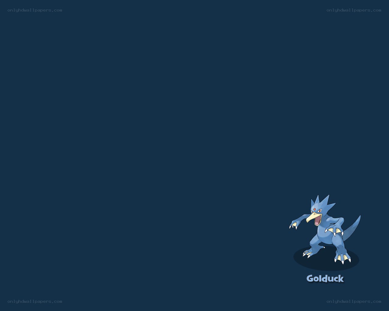 Golduck character wallpaper