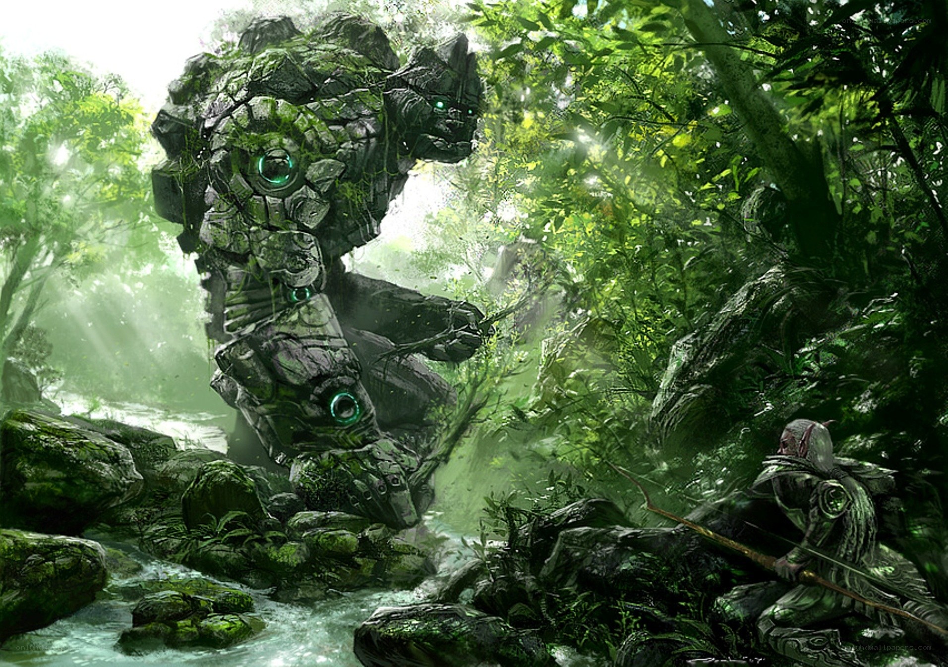 Golem in the jungle