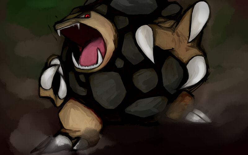 Golem-like Creature Roaring