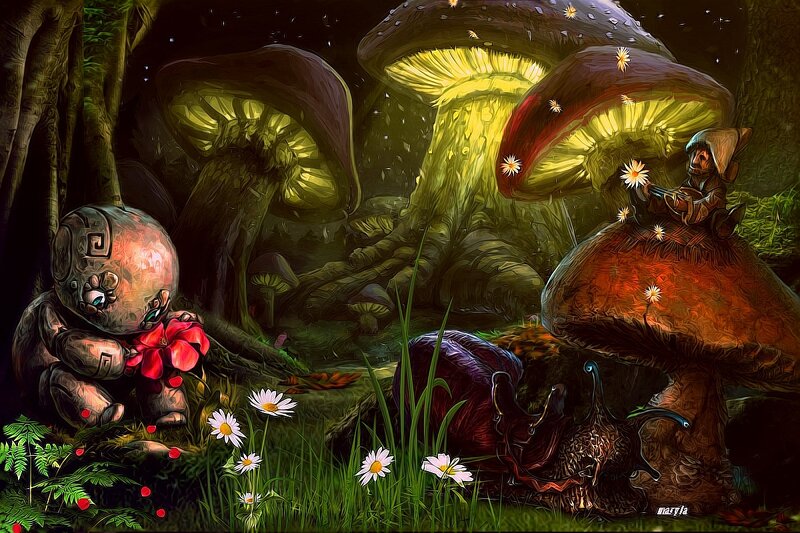 Golems in Forest