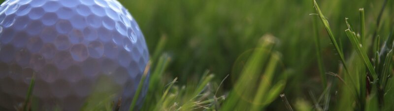 golf ball on grass