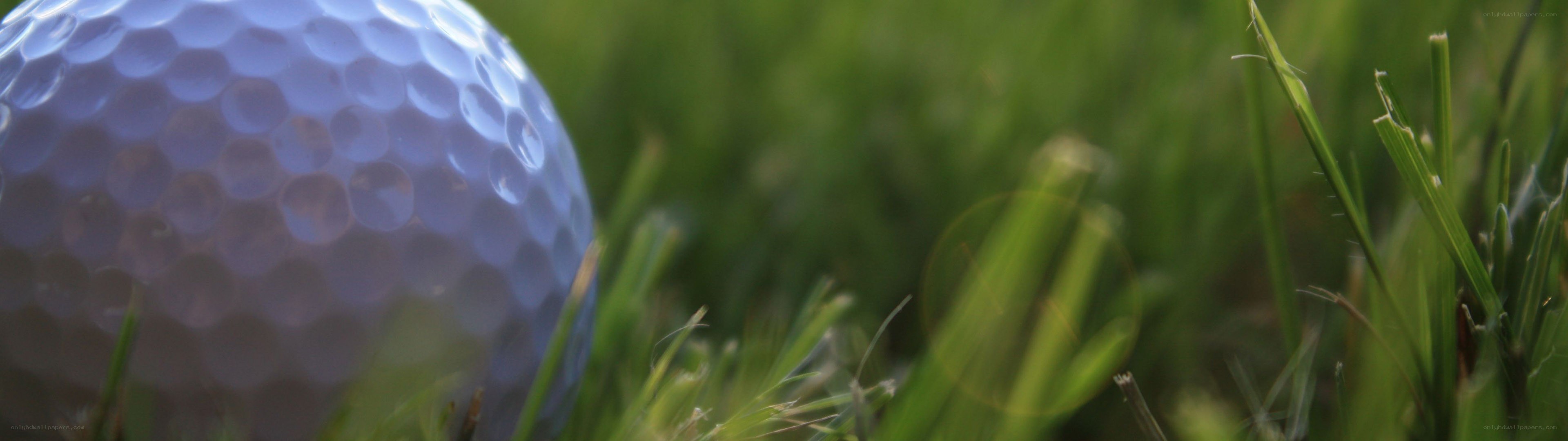 golf ball on grass