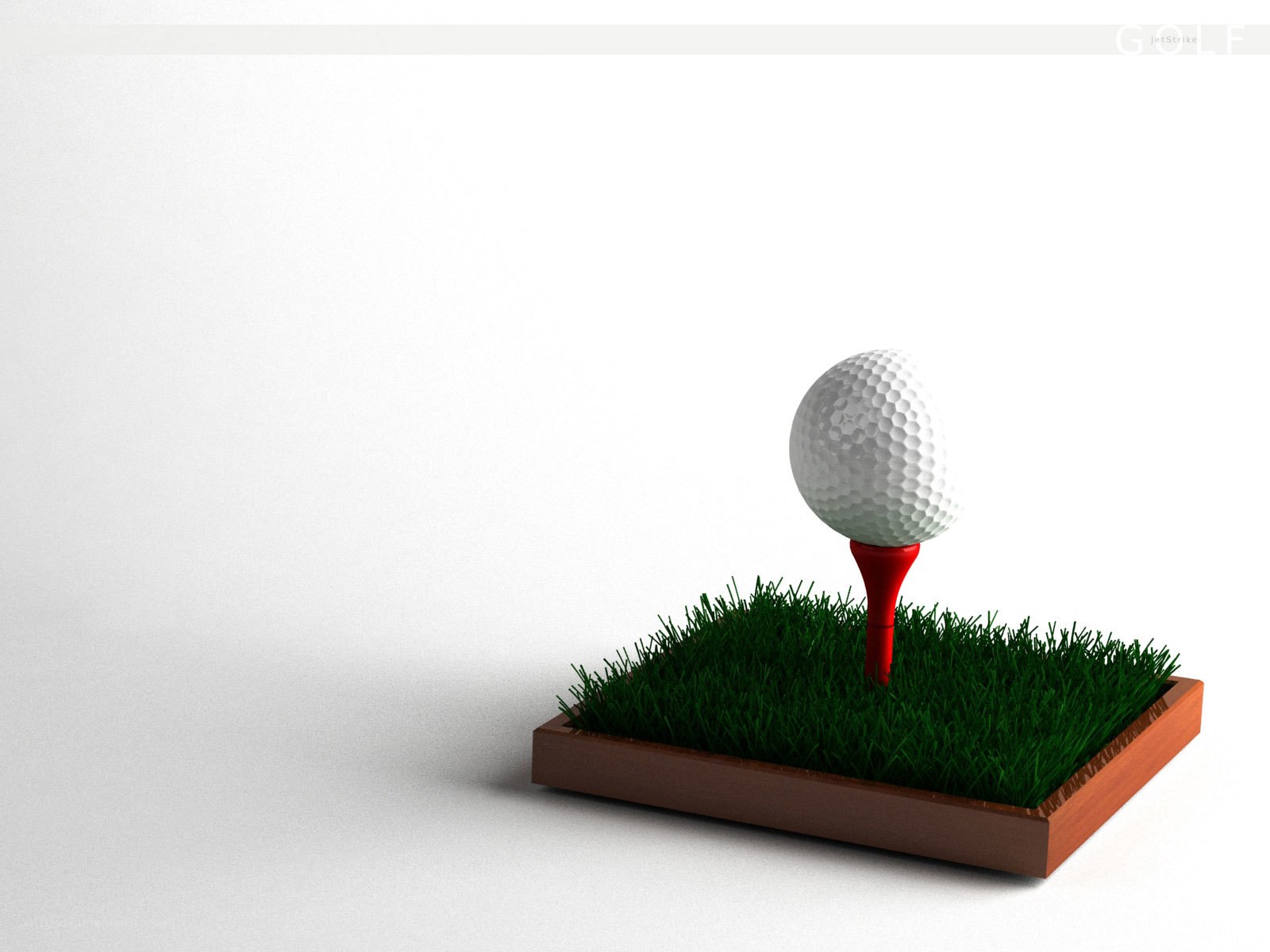 golf ball on tee