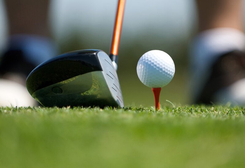 Golf Club and Ball — Green
