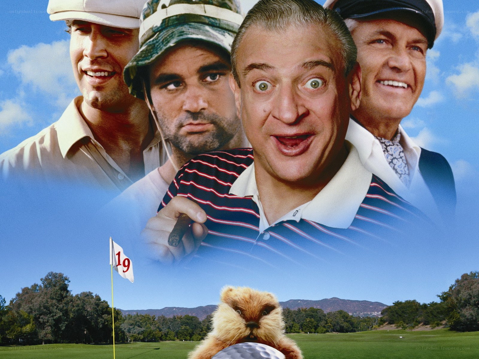 Golf comedy movie poster