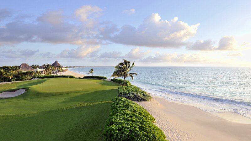 Golf Course by the Ocean — Green, Serene, Morning