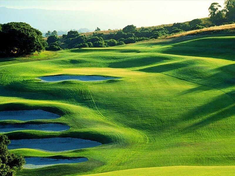 Golf Course Landscape — Green, Serene