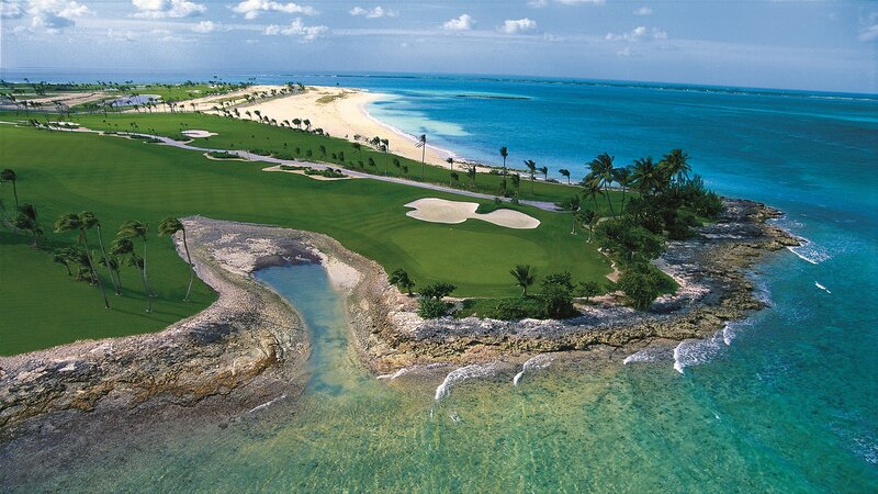 Golf Course on Island