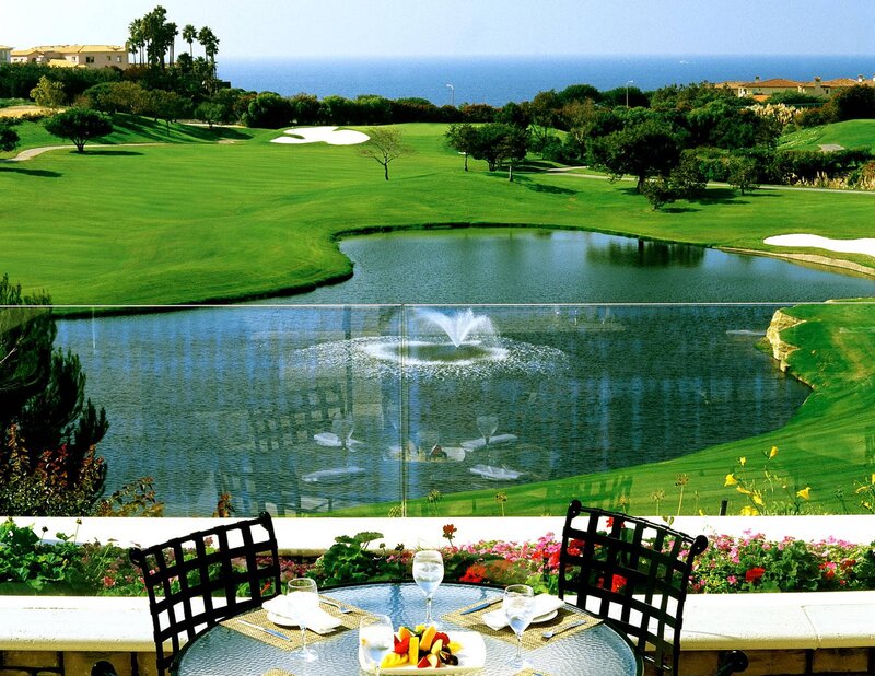 Golf Course with Fountain