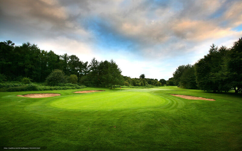 Golf Course with Green