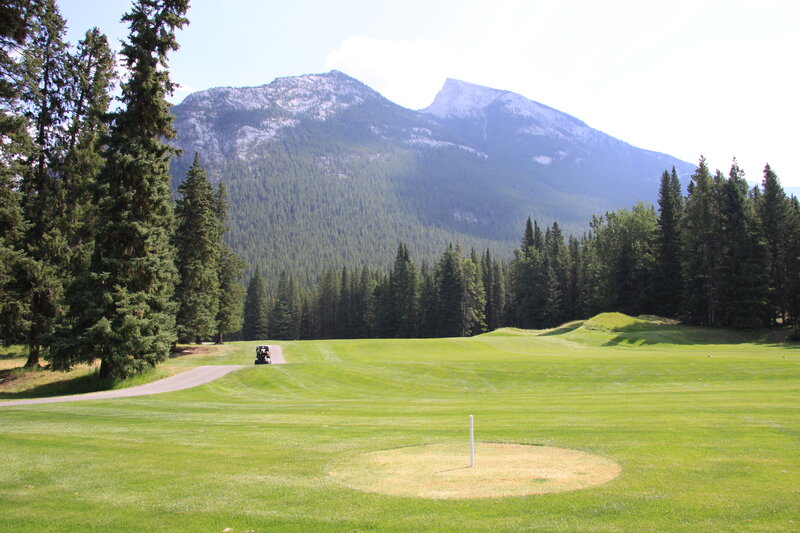 Golf Course with Mountains