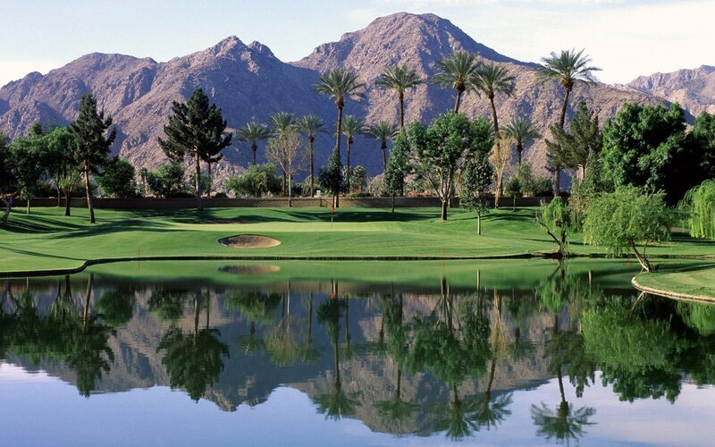 Golf Course with Pond