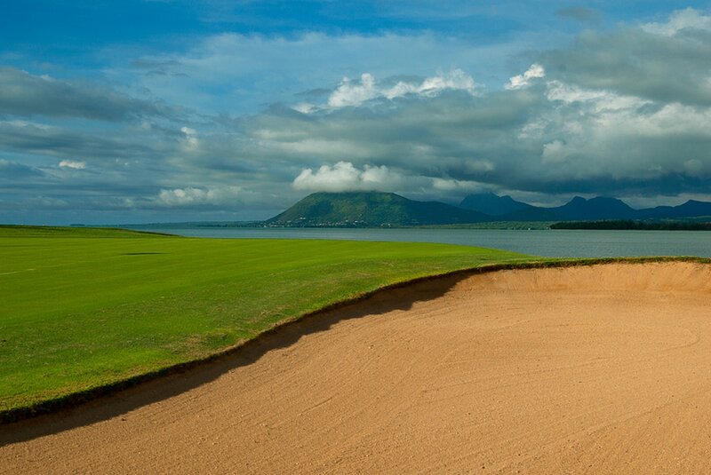 Golf Course with Sand Trap — Green