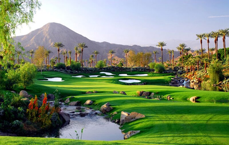 Golf Course with Stream
