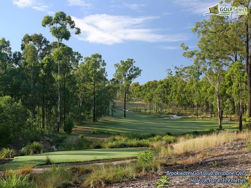 Golf course with trees