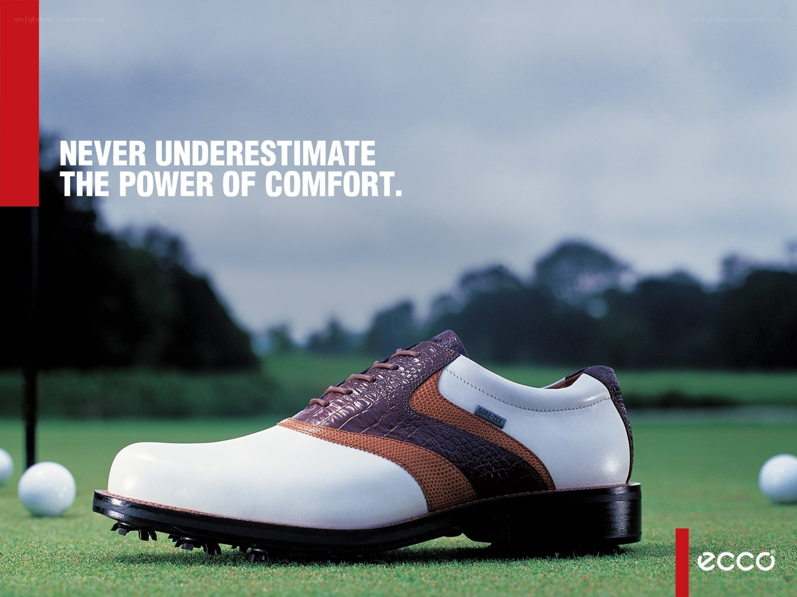 Golf shoe comfort ad