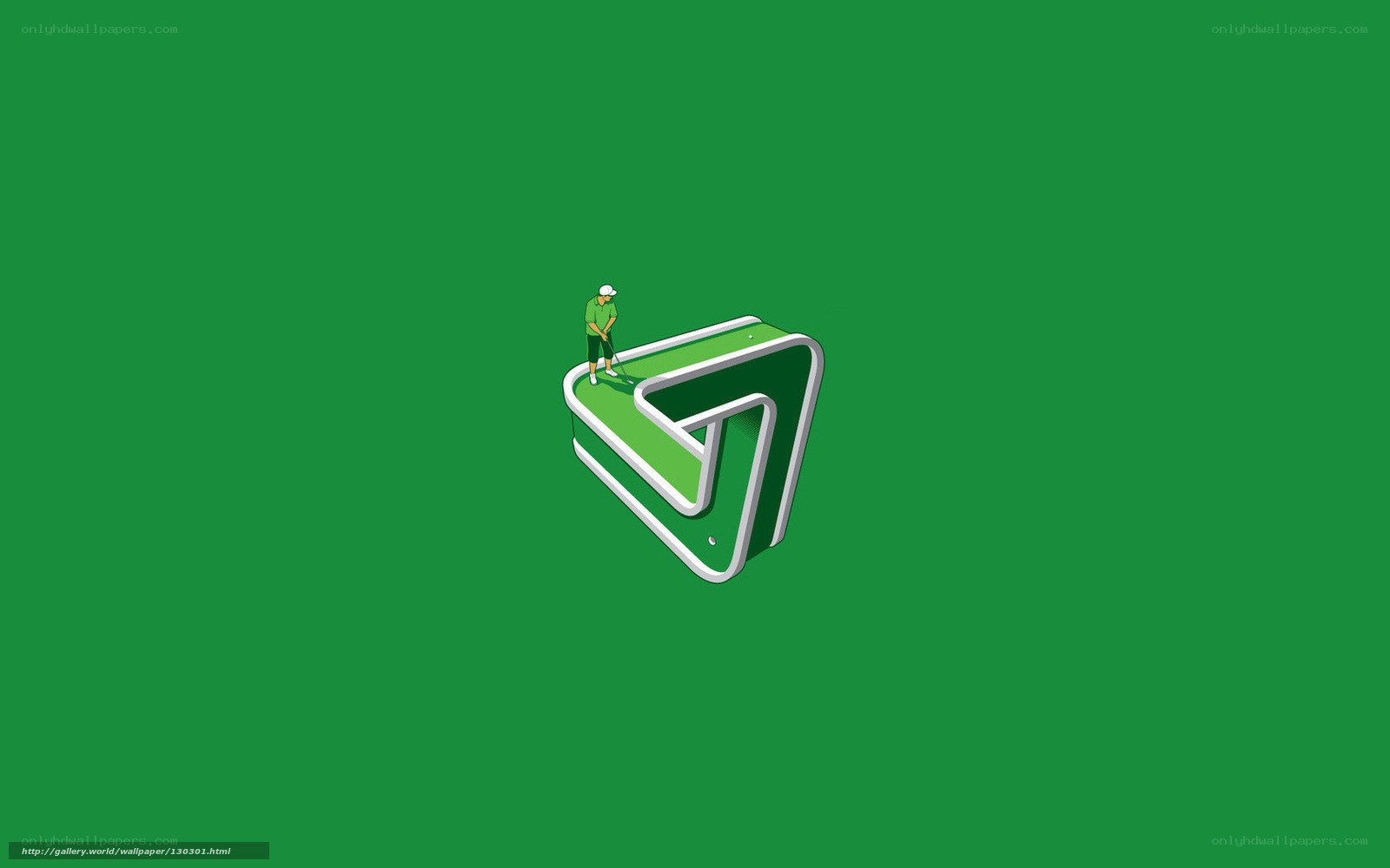 golfer on a logo