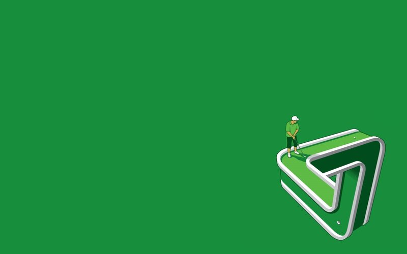 golfer on logo