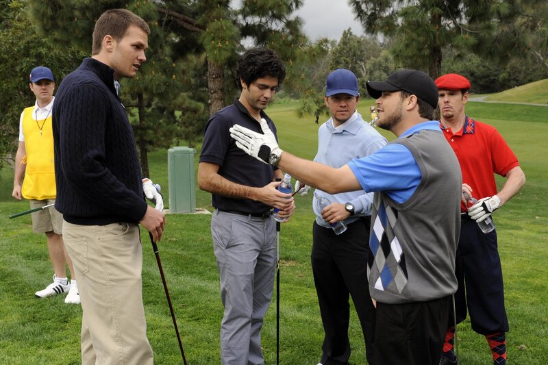 Golfers on a course