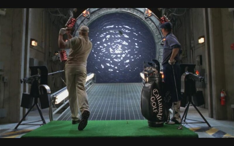 golfing near a stargate