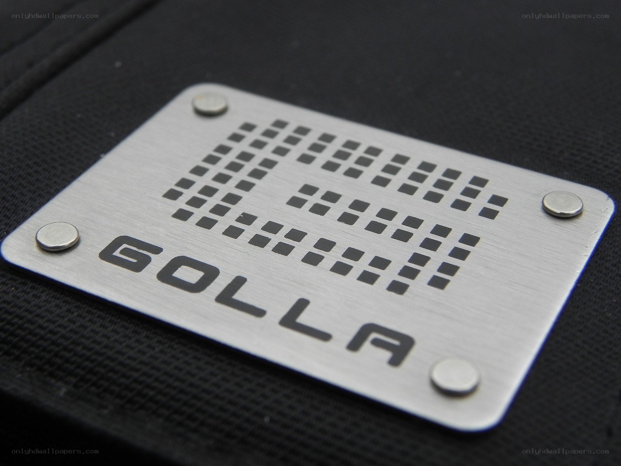 Golla brand metal plate